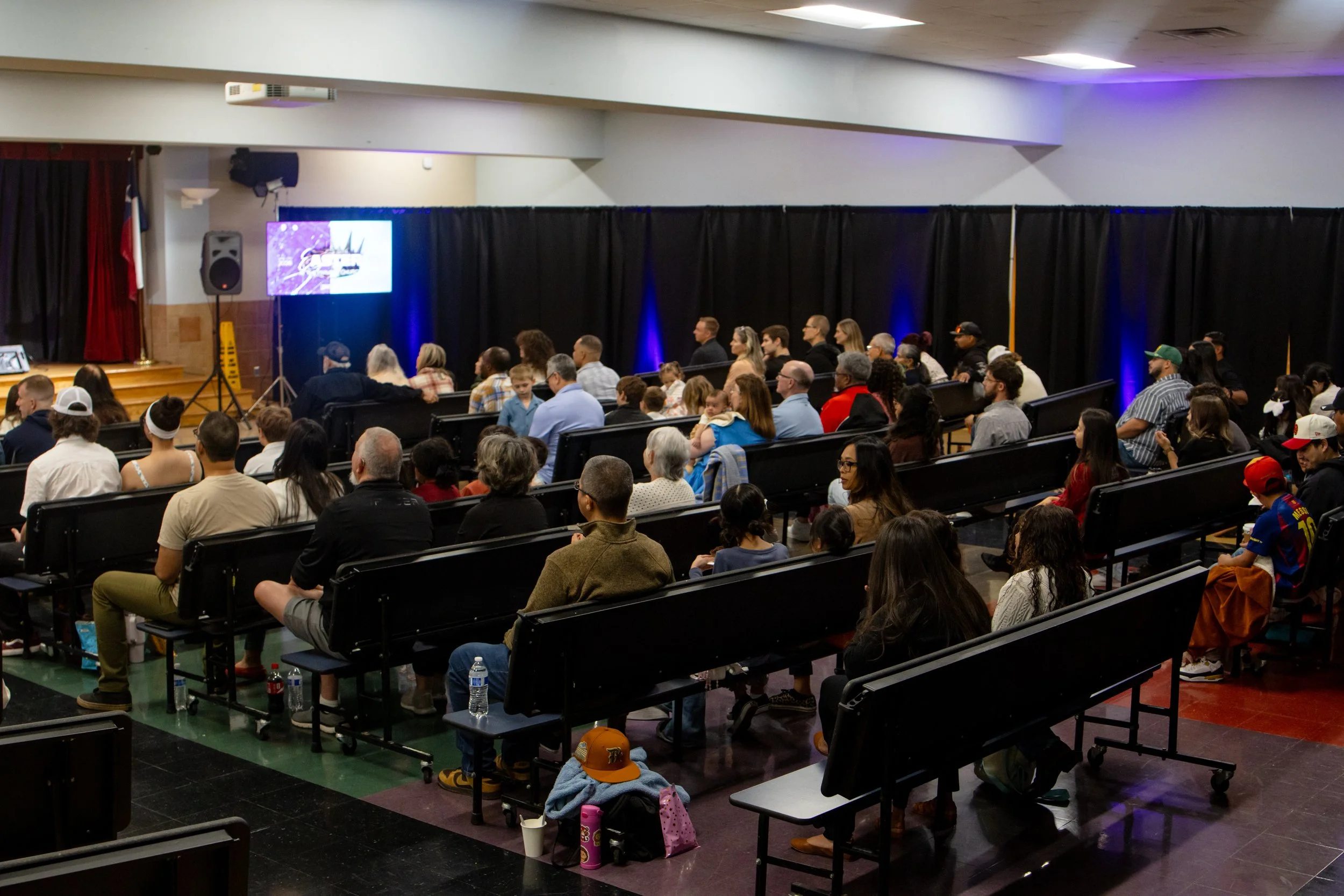 Full congregation gathered at Fervent Church