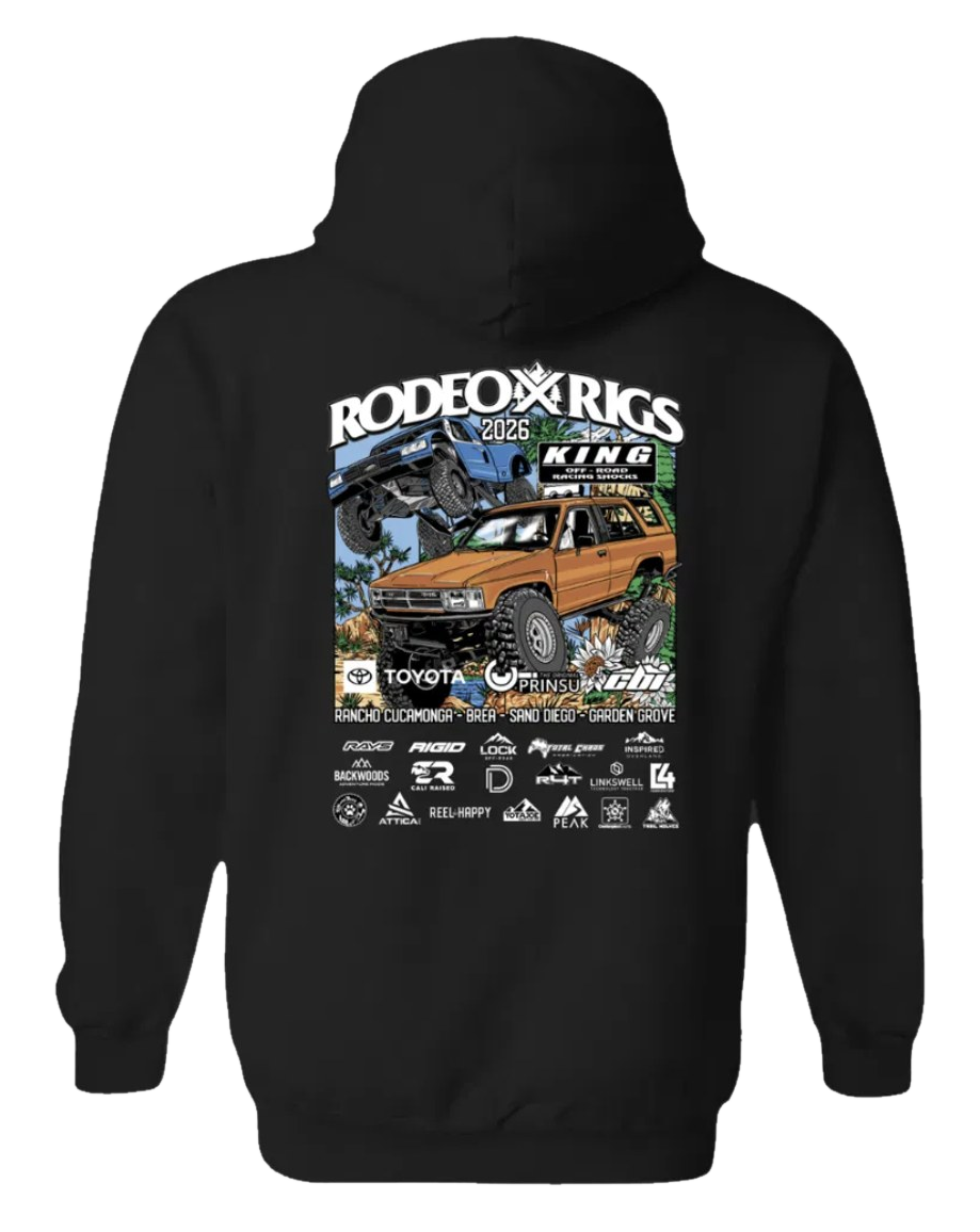 Rodeo X Rigs 2026 Tour Hoodie — back