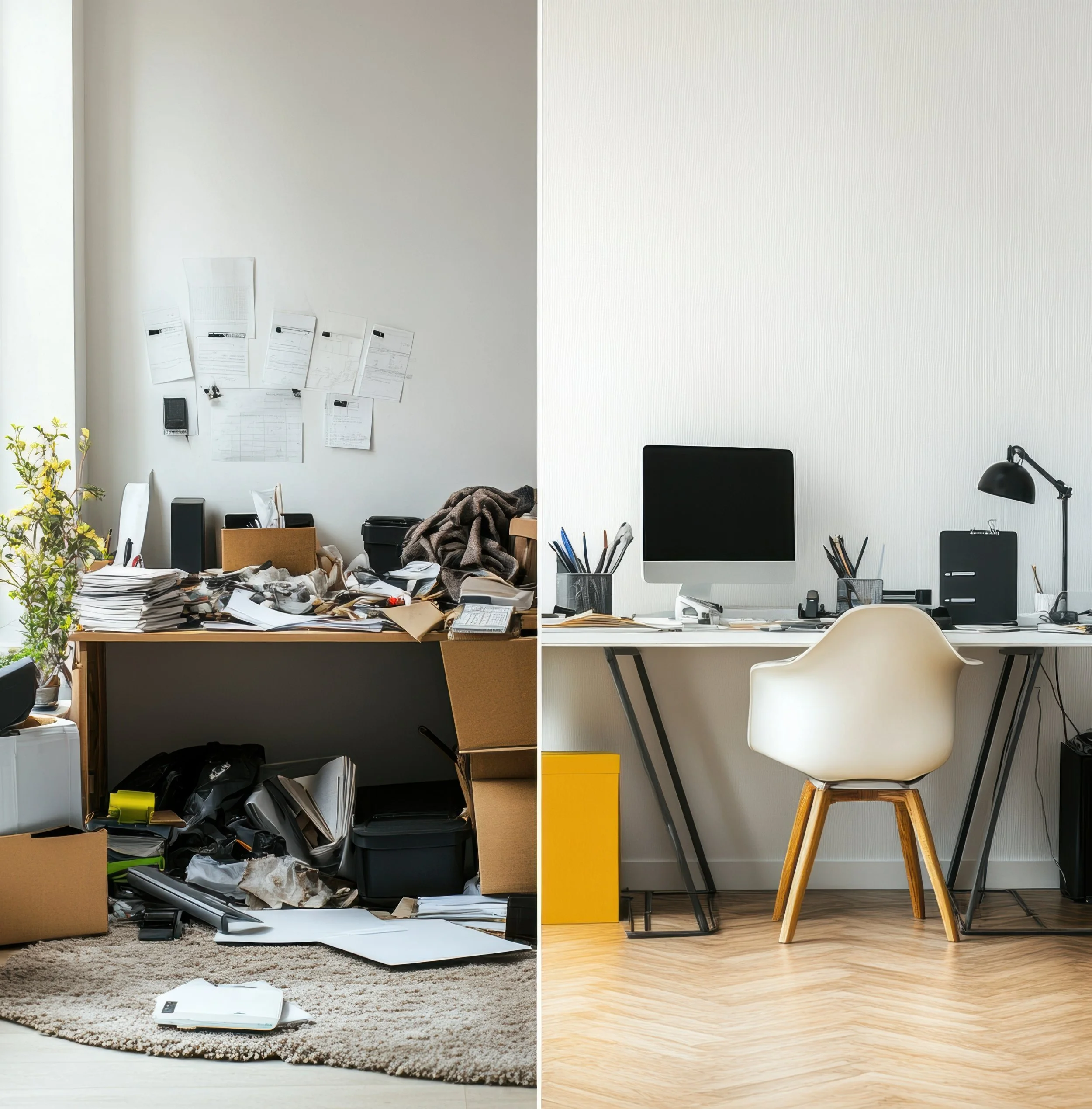 Professional home organiser and interior designer Bea consulting with a client in Inner West Sydney