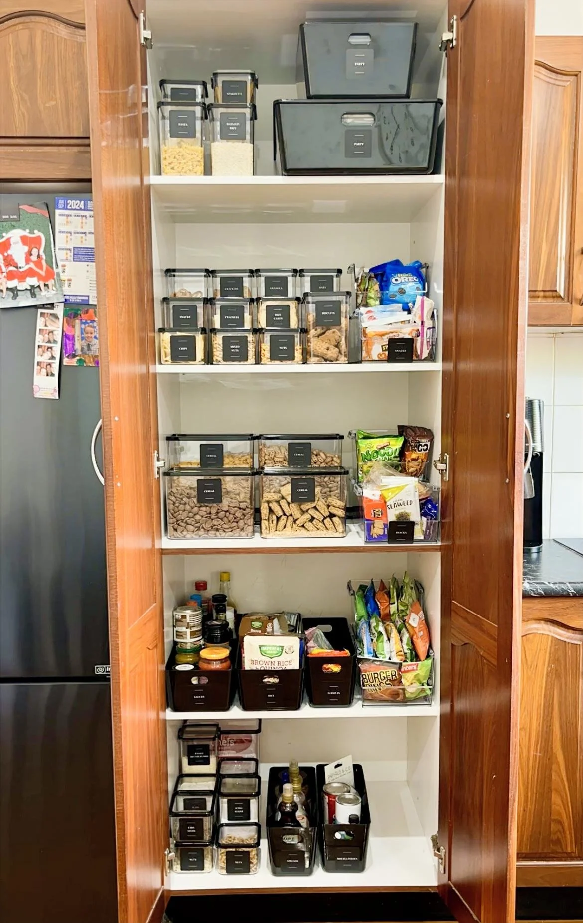 Organised kitchen pantry after by Bright Spaces with Bea Inner West Sydney