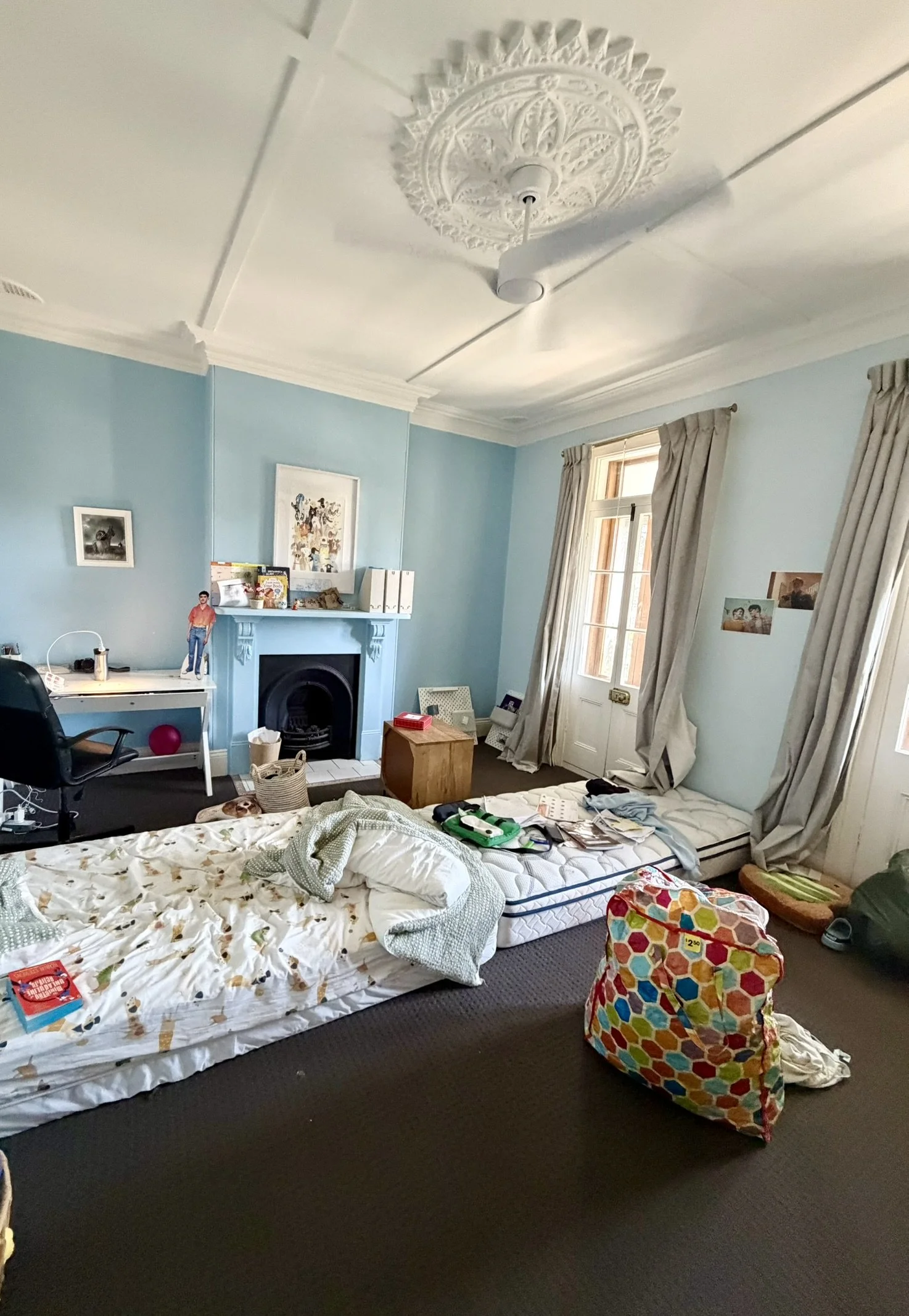 Disorganised kids bedroom before organising Inner West Sydney