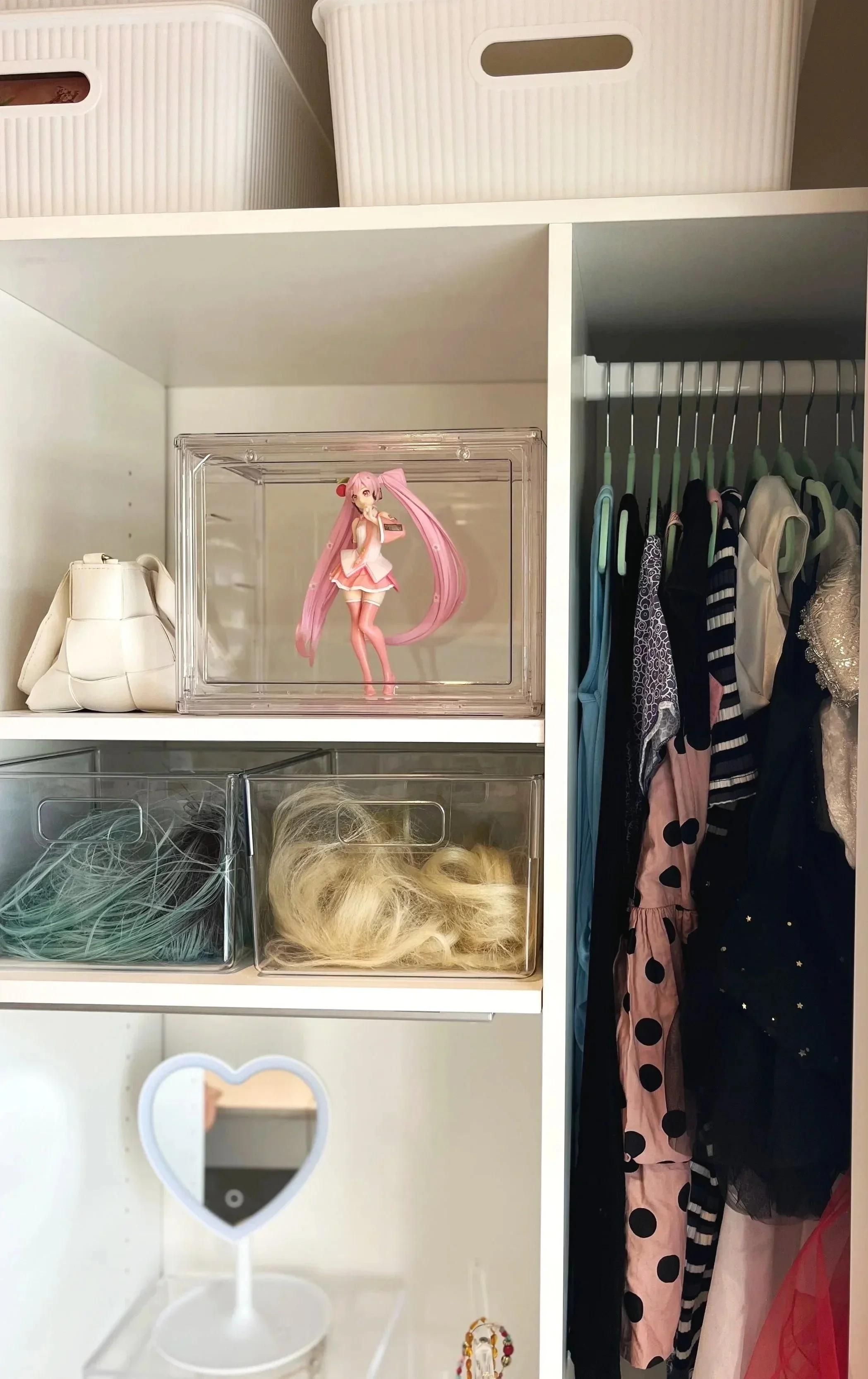 Clear storage for girls hair accessories by Bright Spaces with Bea Inner West Sydney