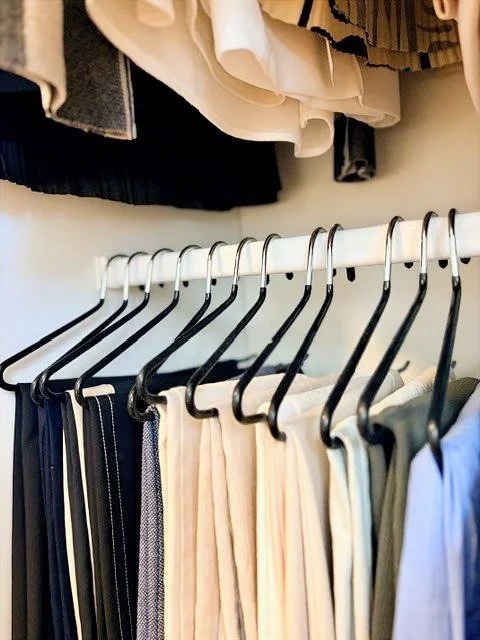 Organised womens wardrobe by Bright Spaces with Bea Inner West Sydney