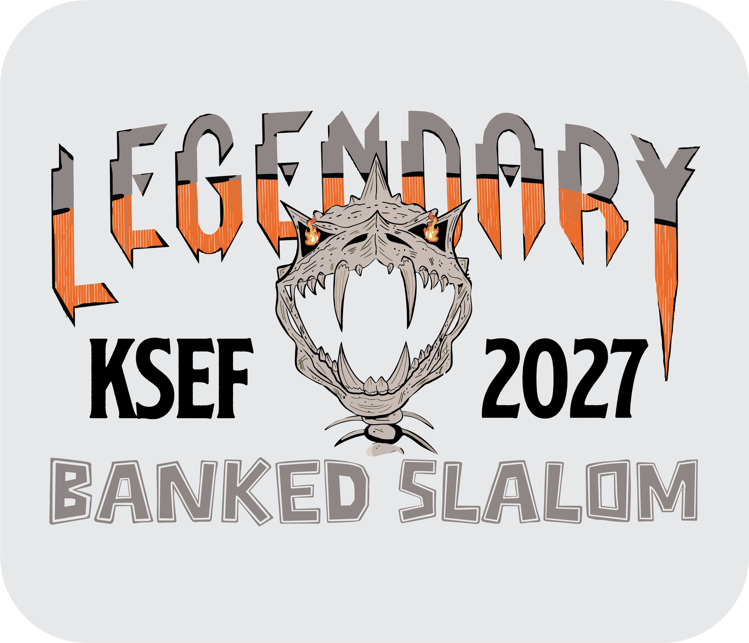 Legendary KSEF 2027 Banked Slalom logo