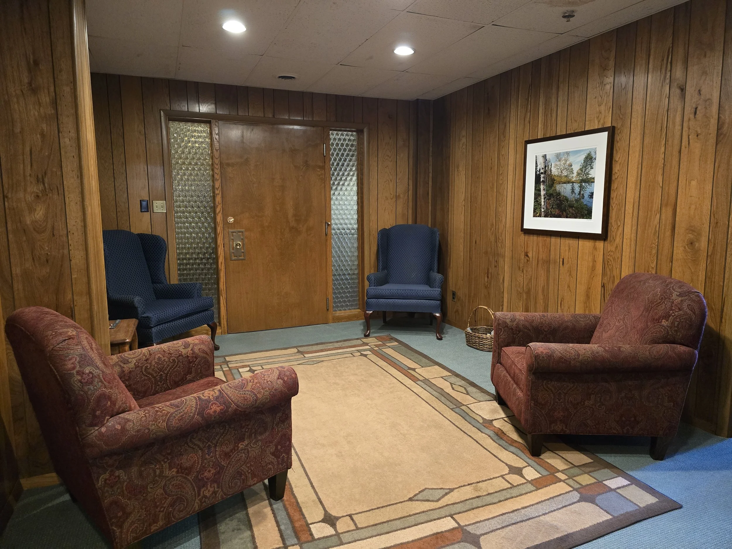 Waiting area at Cooper Counseling