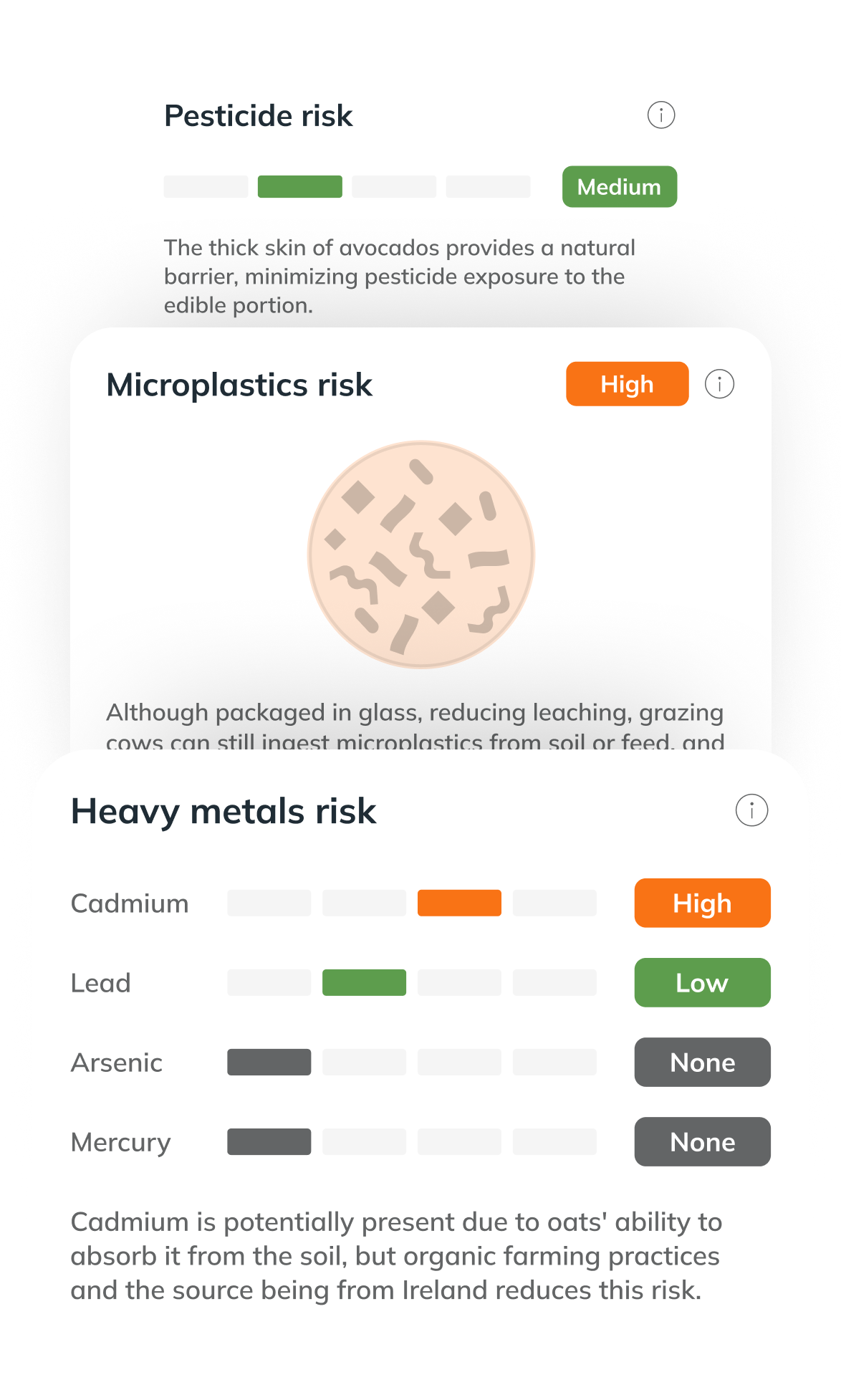 iPhone mockup showing safer alternatives