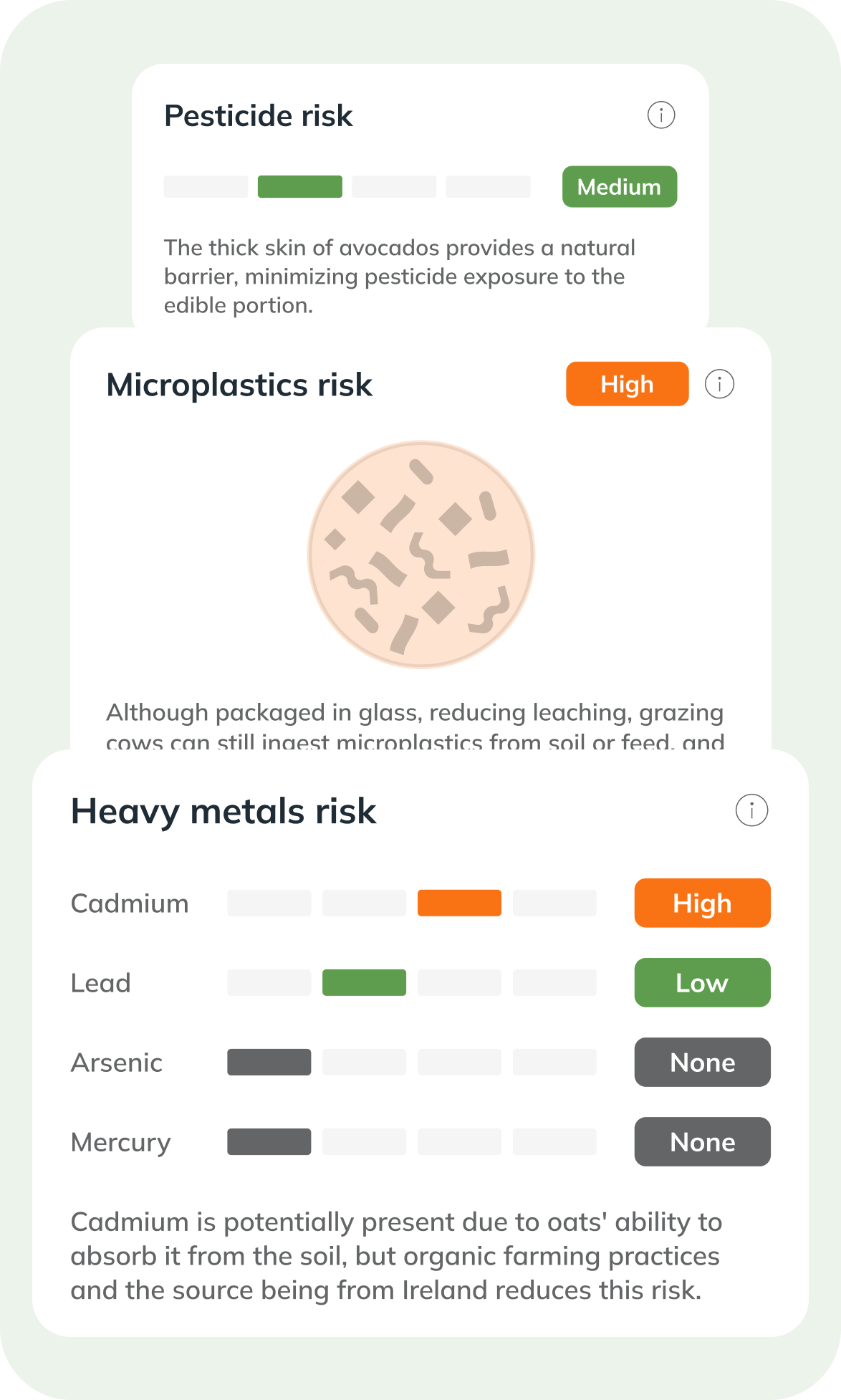 iPhone mockup showing safer alternatives