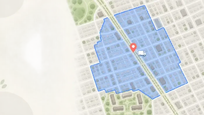 Flatbush area in Brooklyn, New York