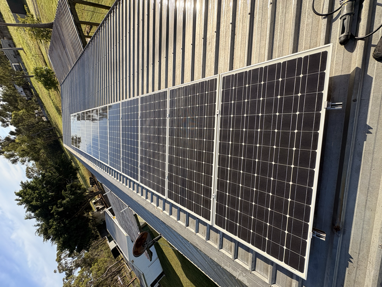 SunWise solar panel cleaning before and after photo 10