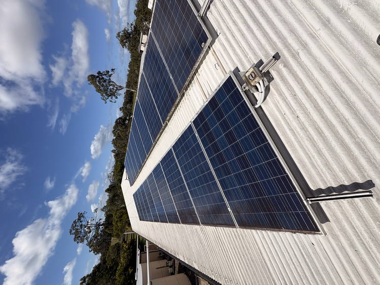 SunWise solar panel cleaning before and after photo 7