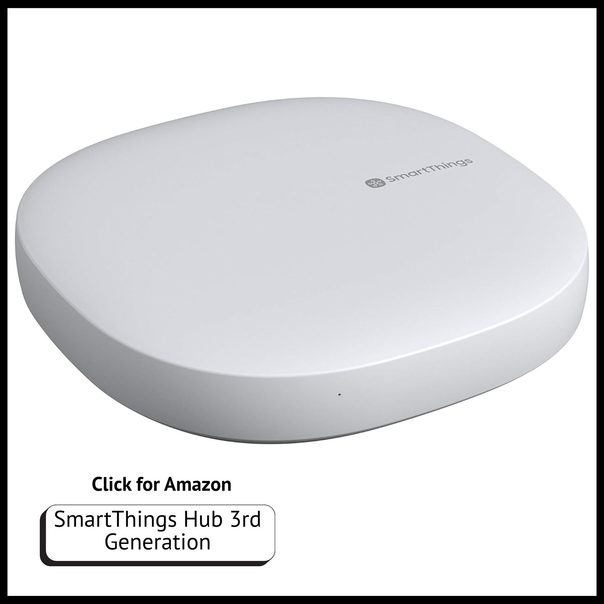 SmartThings Hub 3rd Gen – smart home automation hub for connecting and monitoring Zigbee, Z-Wave, and Wi-Fi devices.