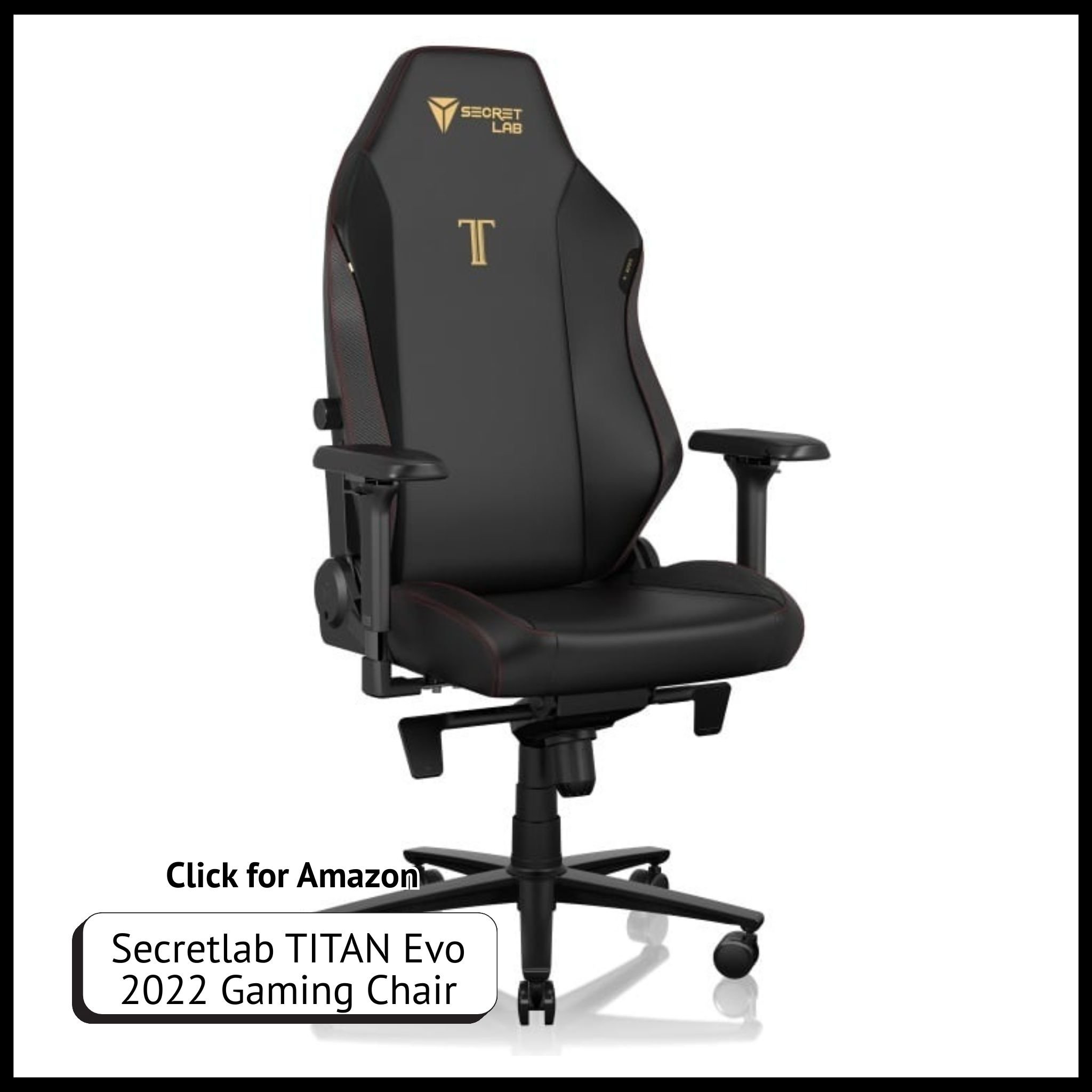Secretlab TITAN Evo 2022 gaming chair with ergonomic design, lumbar support, and premium materials for all-day comfort
