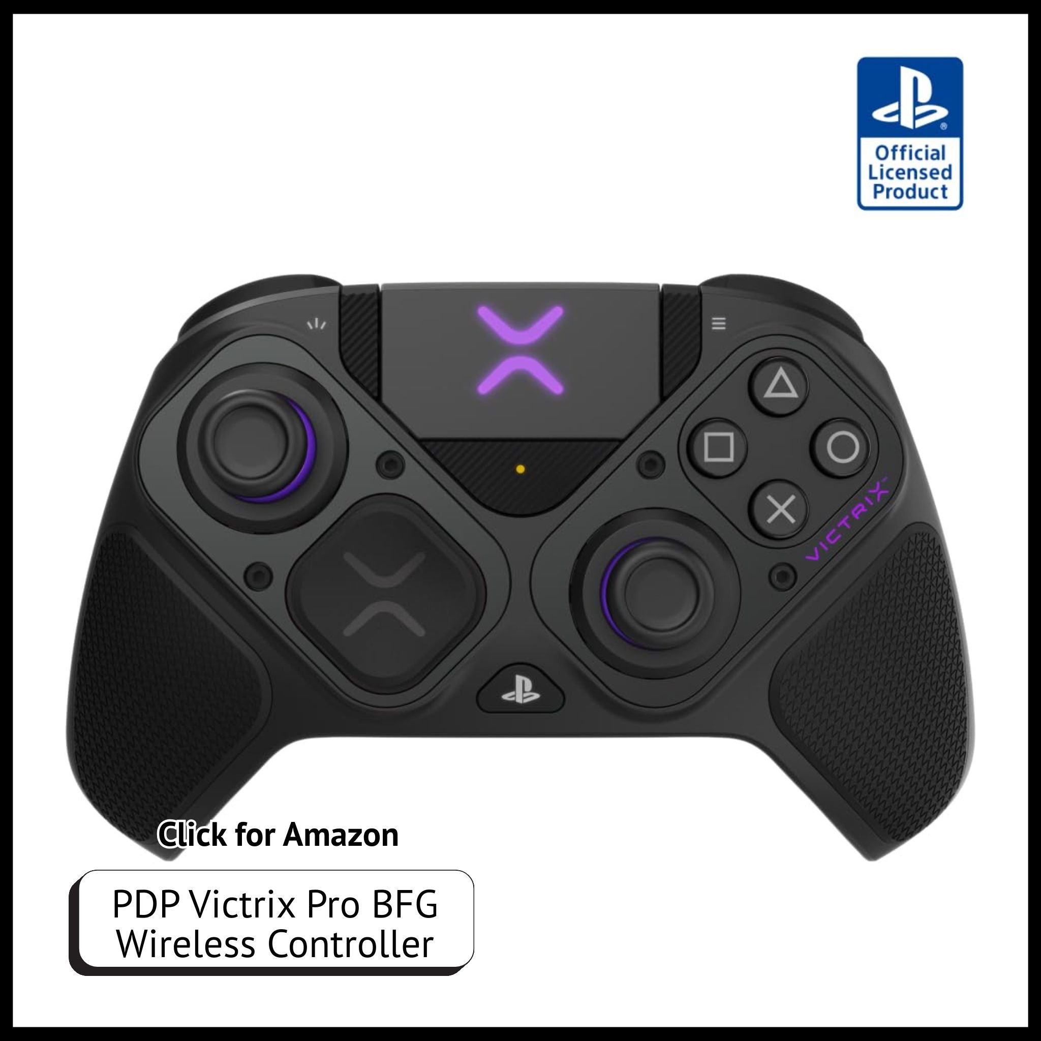 PDP Victrix Pro BFG Wireless Controller – modular pro controller for PS5, PS4, and PC with wireless support and custom layout.