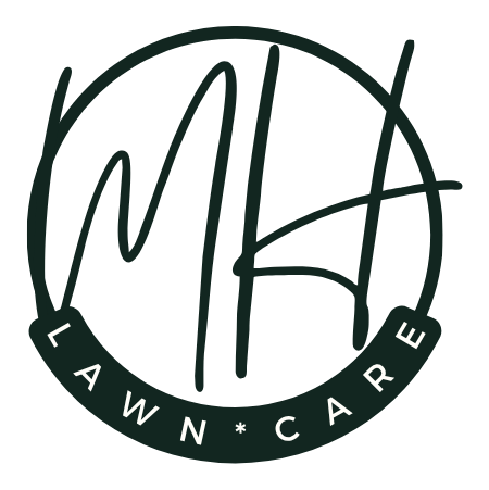 MH Lawn Care circular monogram logo