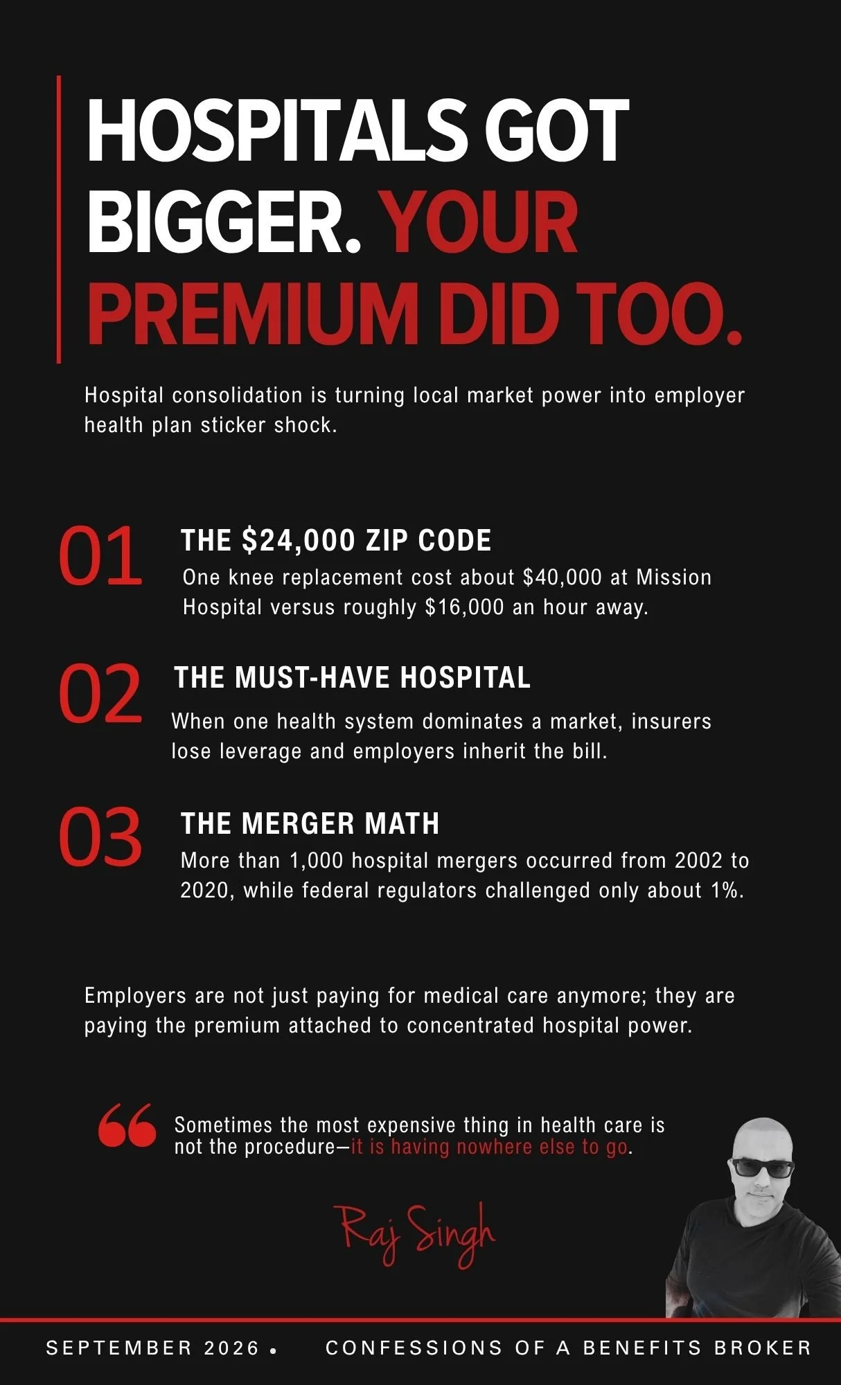 Hospitals Got Bigger. Your Premium Did Too.
