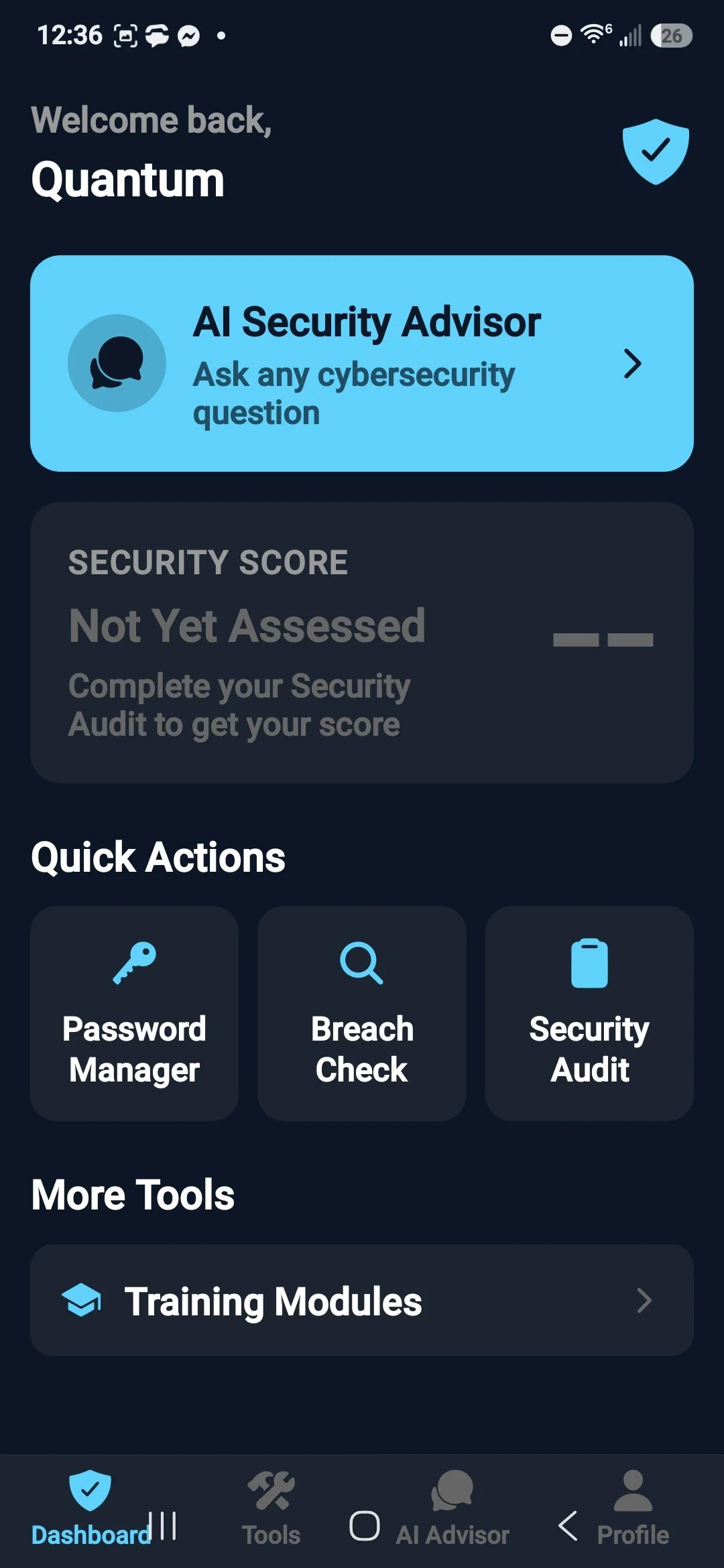 Bizecurity Dashboard