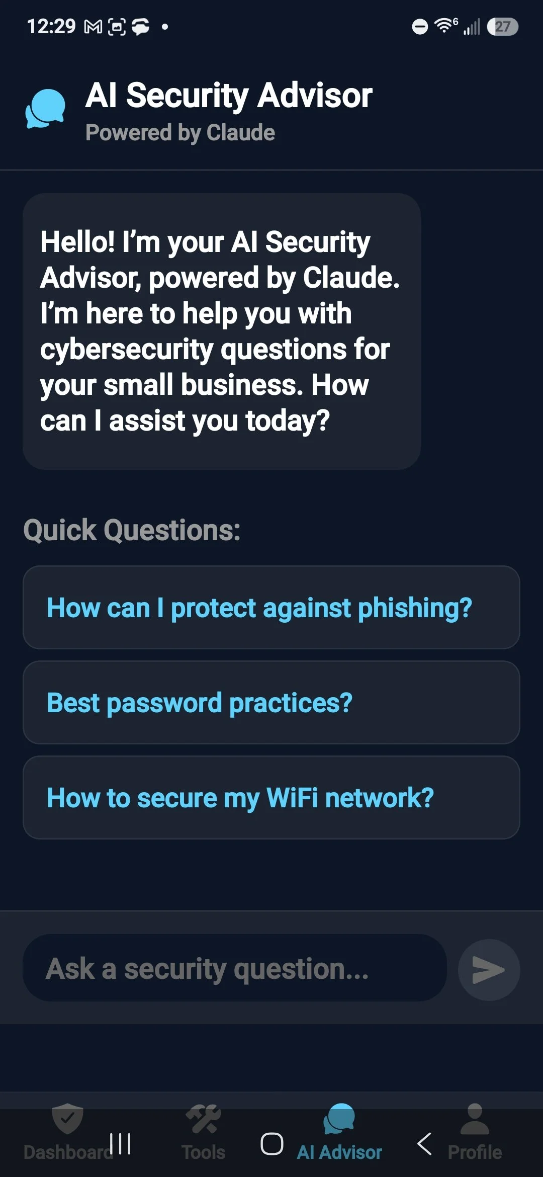 AI Security Advisor