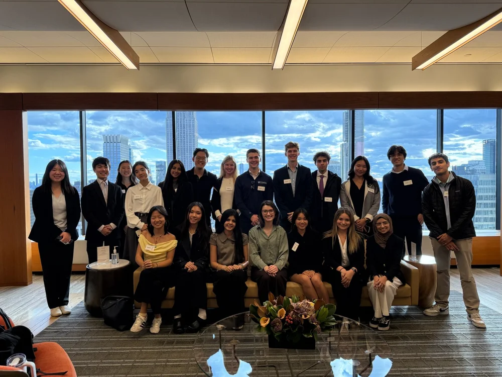 WUCC members on a career trek office visit in New York