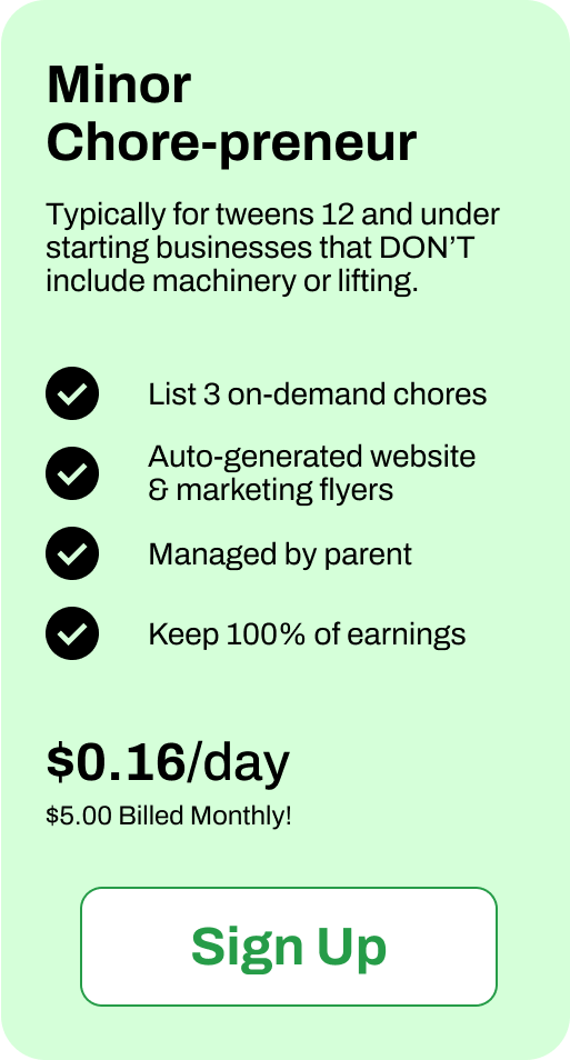 minor-chore-prenurer-monthly-billing-card