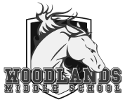 black Woodlands Middle School logo