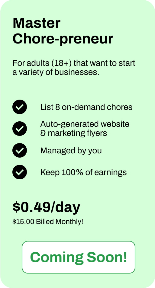 master-chore-prenurer-monthly-billing-card