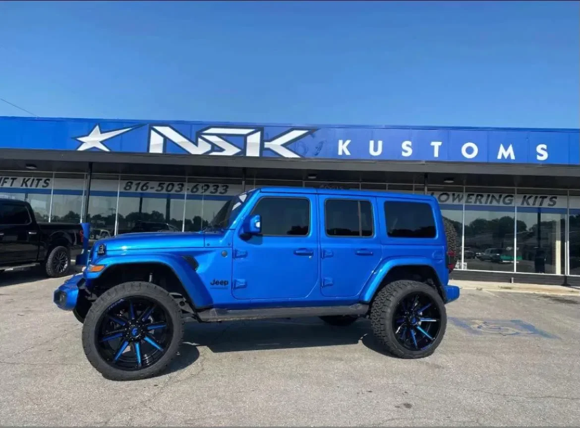 Jeep Wrangler Forgiato Blue
