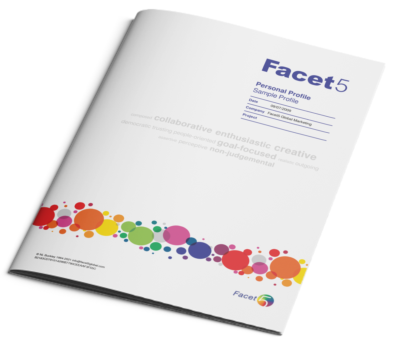 FACET5 Personal Profile sample report