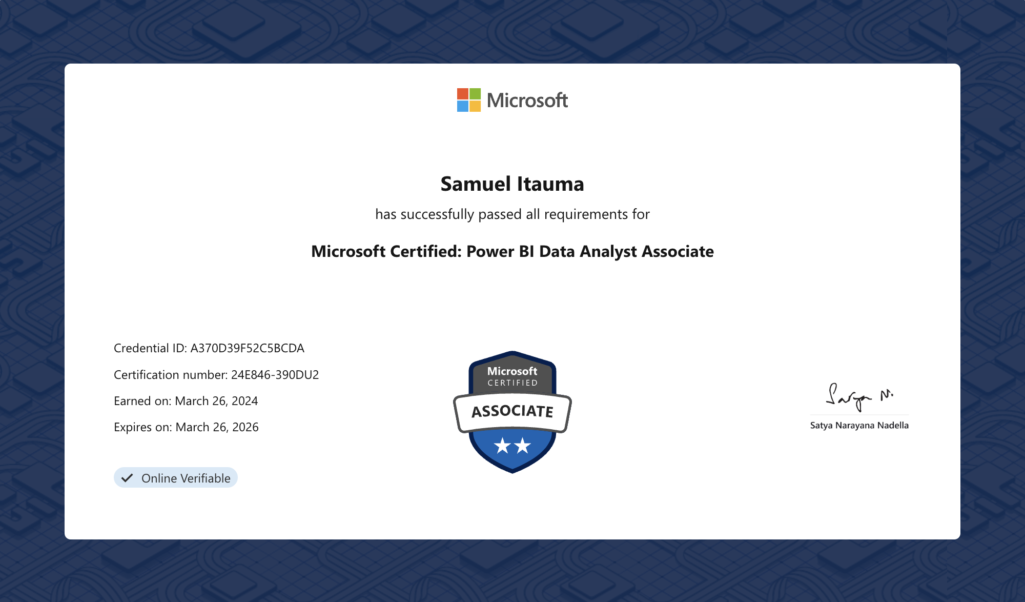 Power BI Data Analyst PL-300