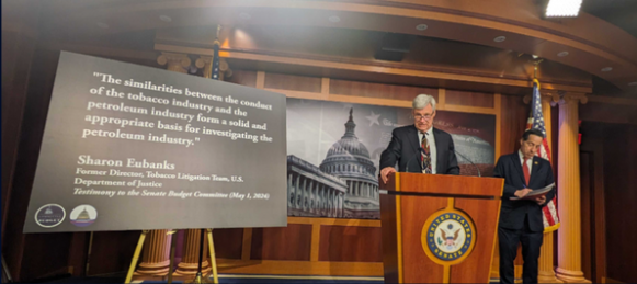 Referral of oil and gas investigation findings to DOJ