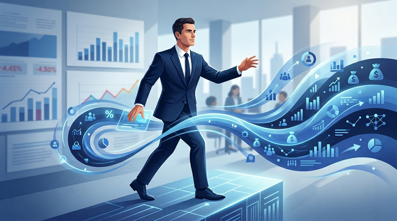 Visual showing three trends converging on the CFO as headcount budget owner