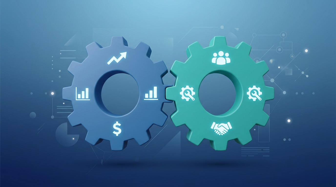 An office table in a meeting room with a tv mounted on the wall