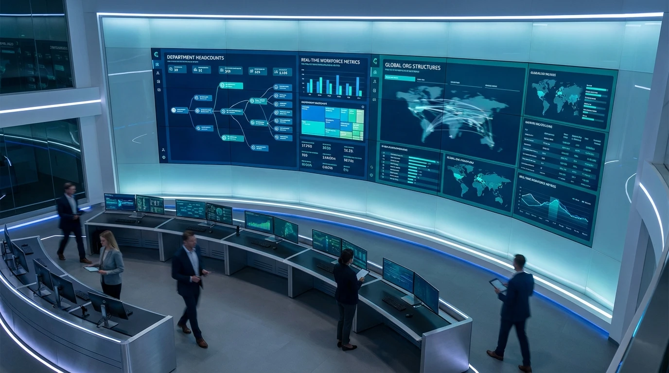 FP&A team comparing a cluttered multi-tab spreadsheet with a clean headcount planning
