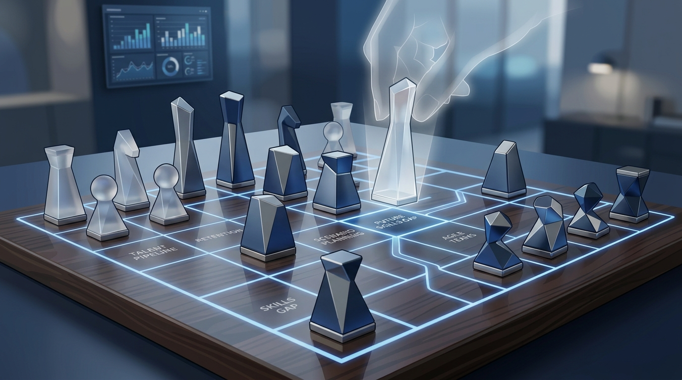 FP&A team comparing a cluttered multi-tab spreadsheet with a clean headcount planning dashboard showing fully loaded costs and variance indicators.