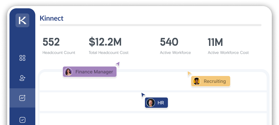 Kinnect application interface
