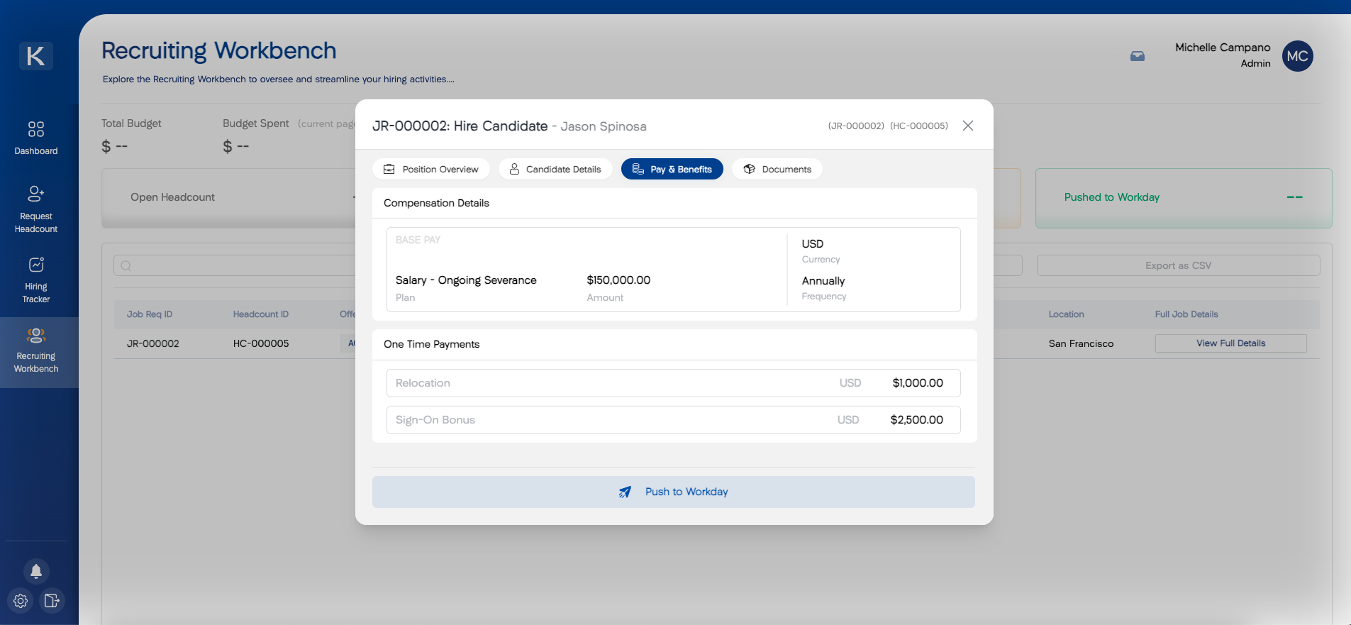 FP&A team comparing a cluttered multi-tab spreadsheet with a clean headcount planning dashboard showing fully loaded costs and variance indicators.