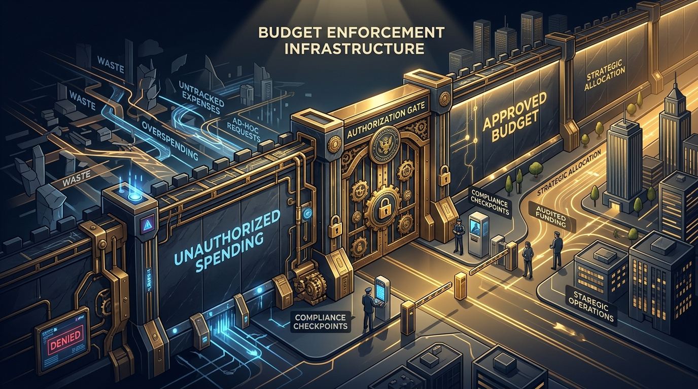 An office table in a meeting room with a tv mounted on the wall