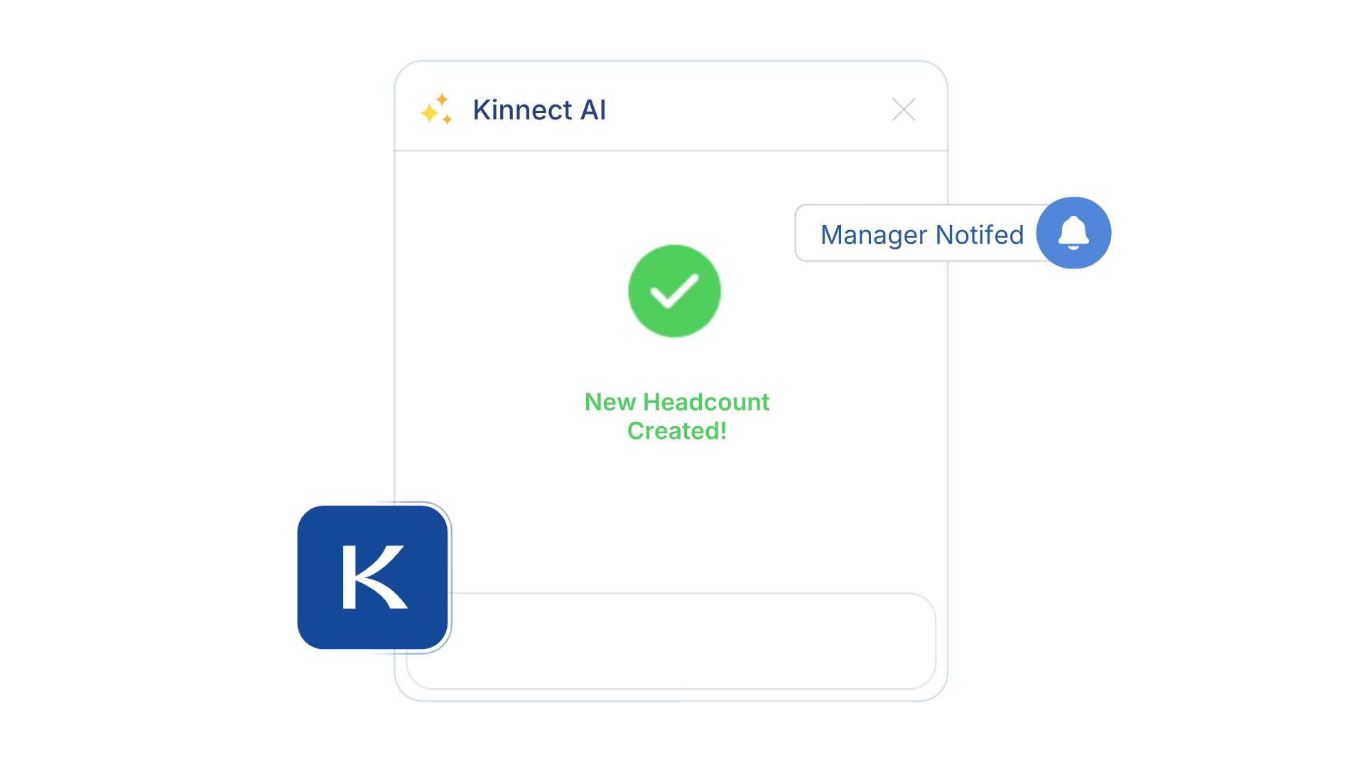 Dashboard visual highlighting AI-powered headcount management for Workday customers.