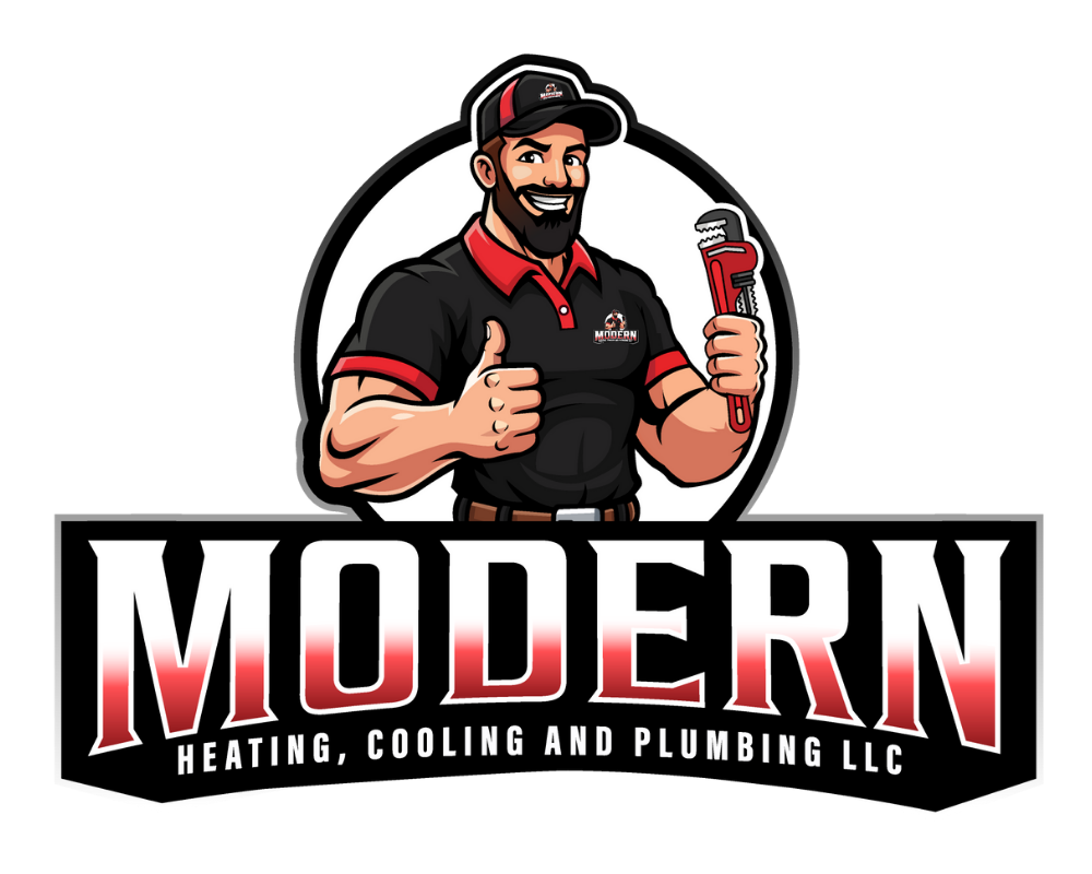 Modern Heating Cooling and Plumbing Logo