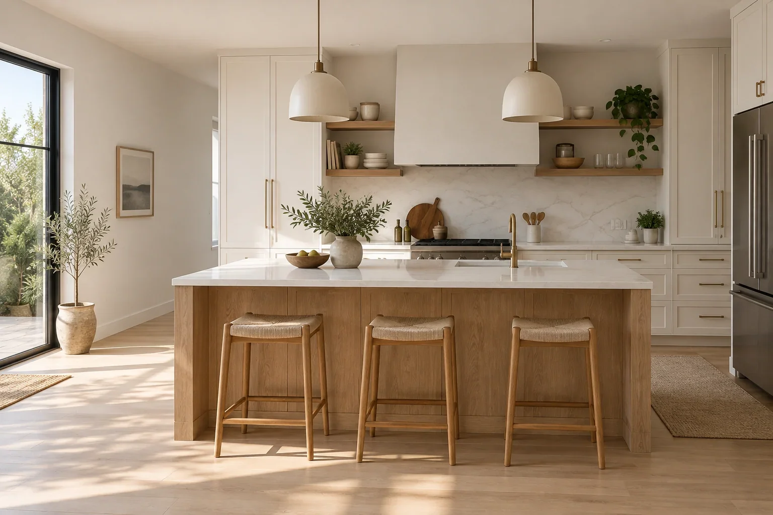 Illustrative kitchen design concept: background.