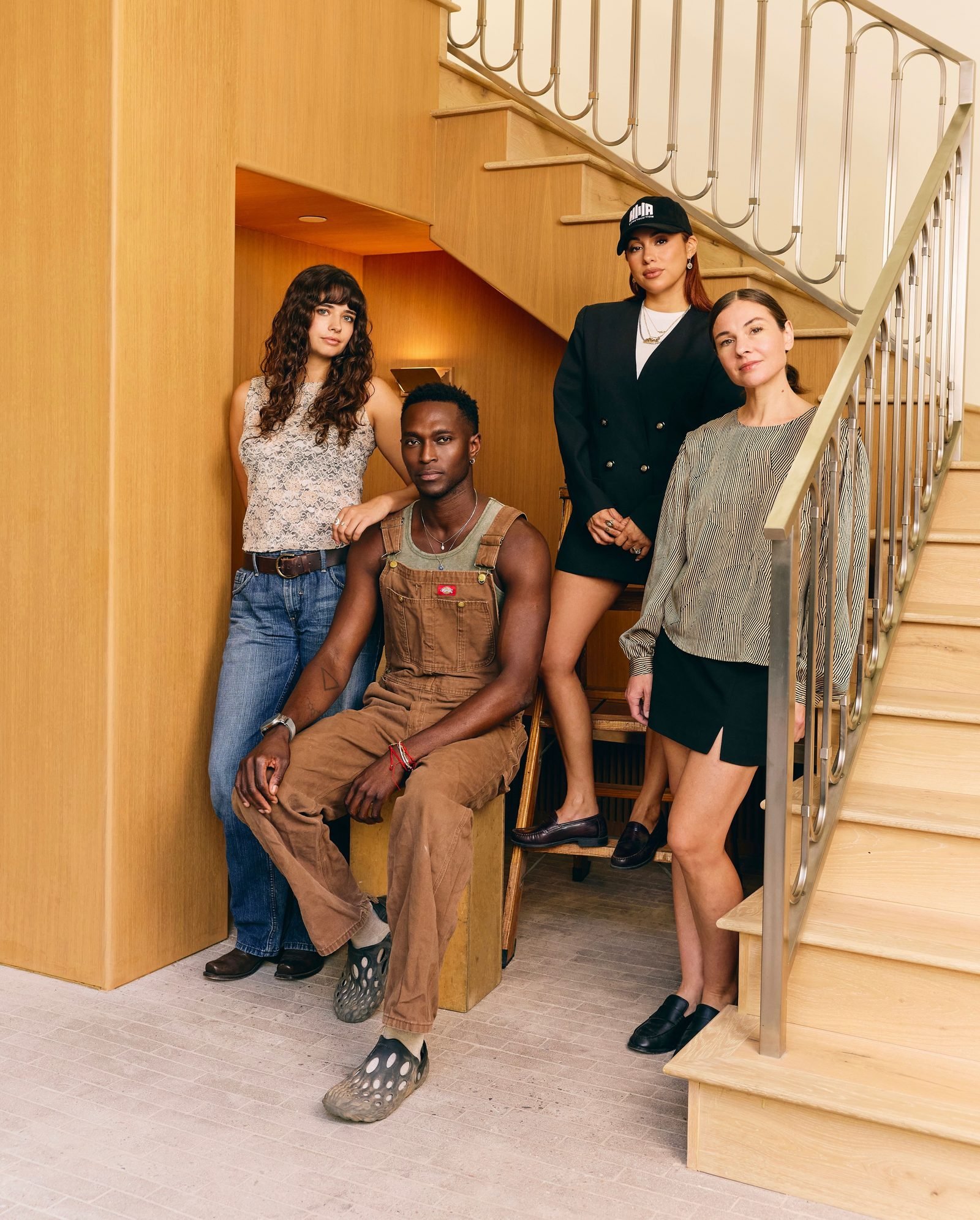 Host Jet Luna with featured artists Emma Sher, Mohamed Ouedraogo and Sarah Lesher at The Kings Residence