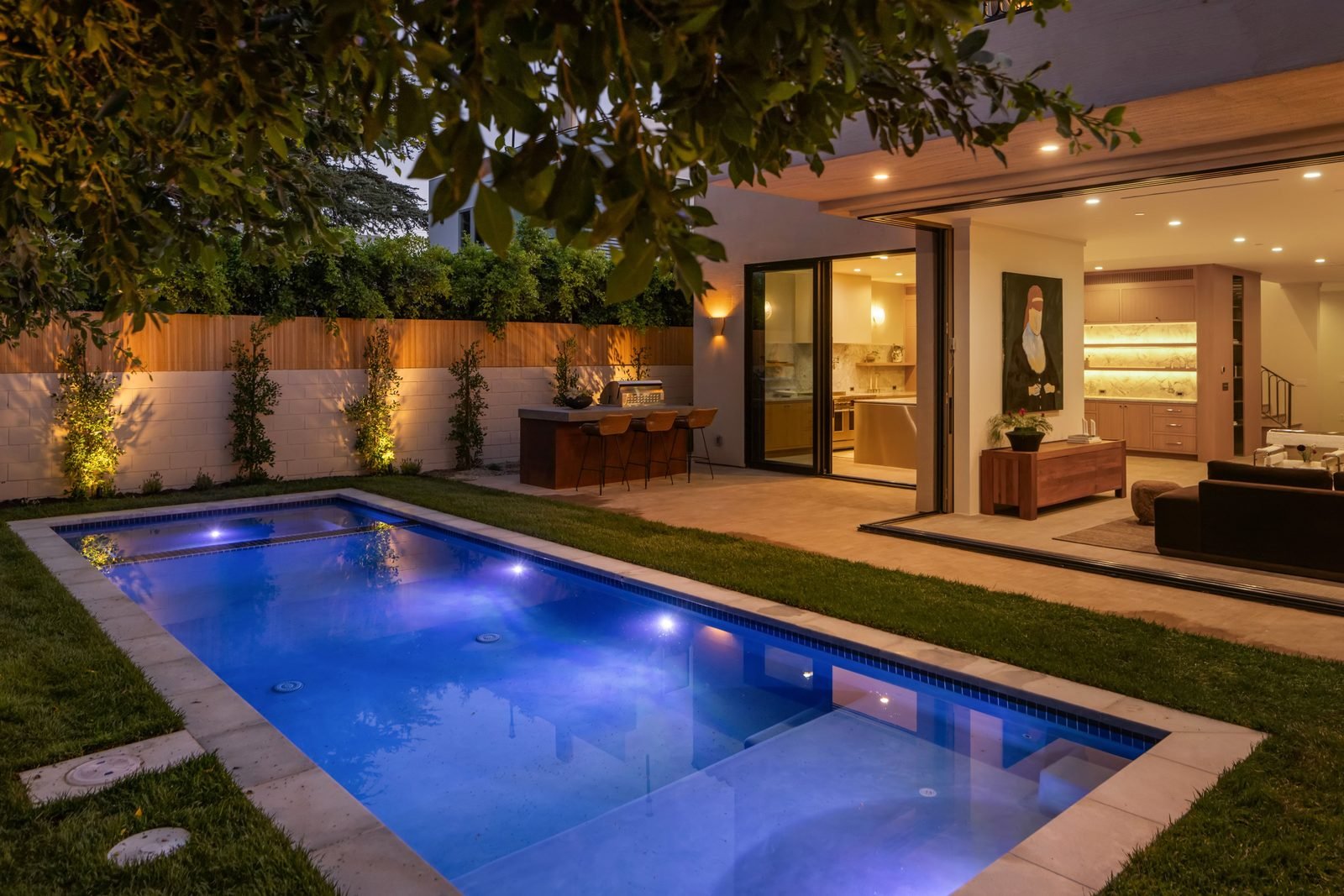 The Kings Residence: Pool and backyard