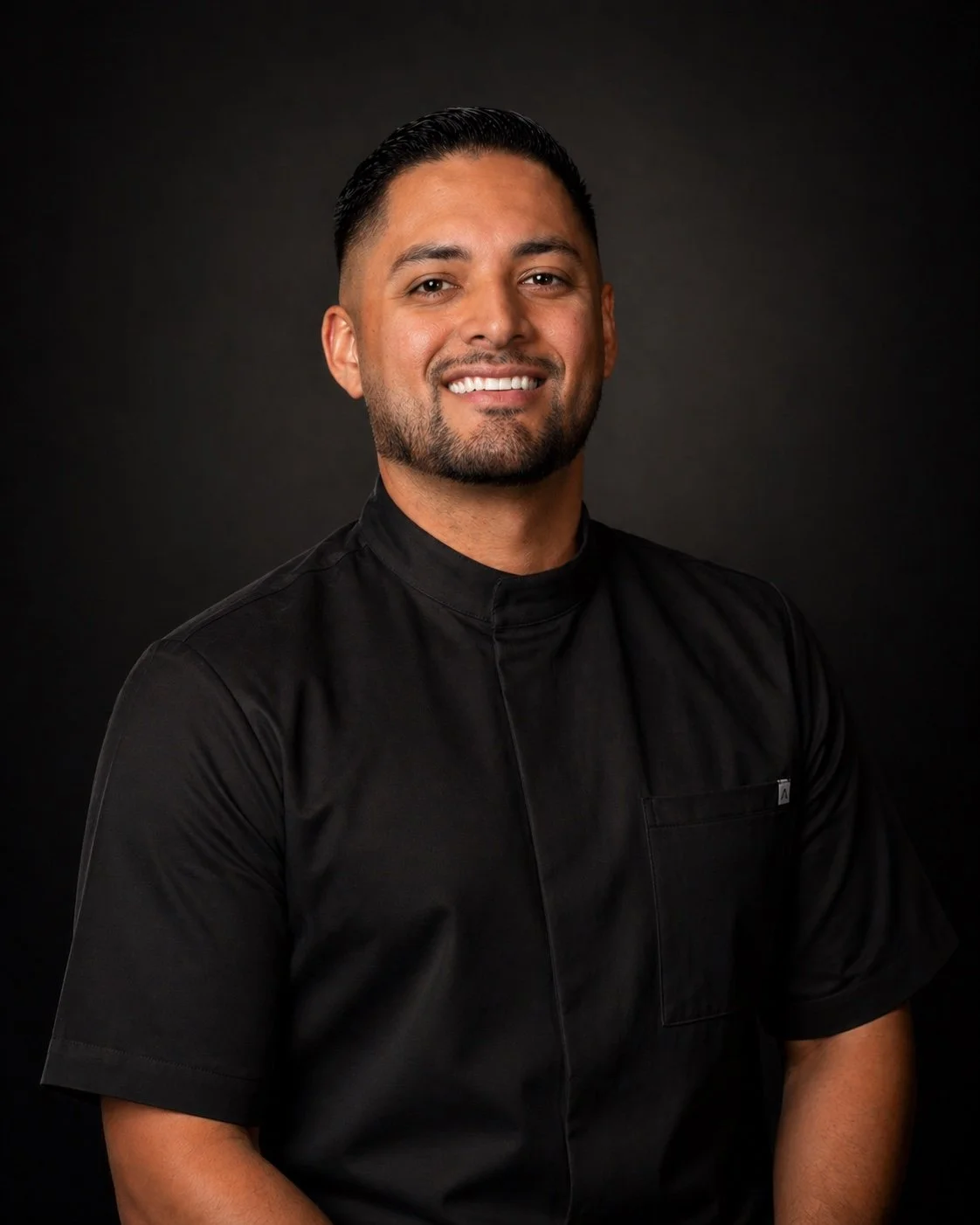 Mathew Acosta, founder and owner of AOE Barbershop in Montebello CA