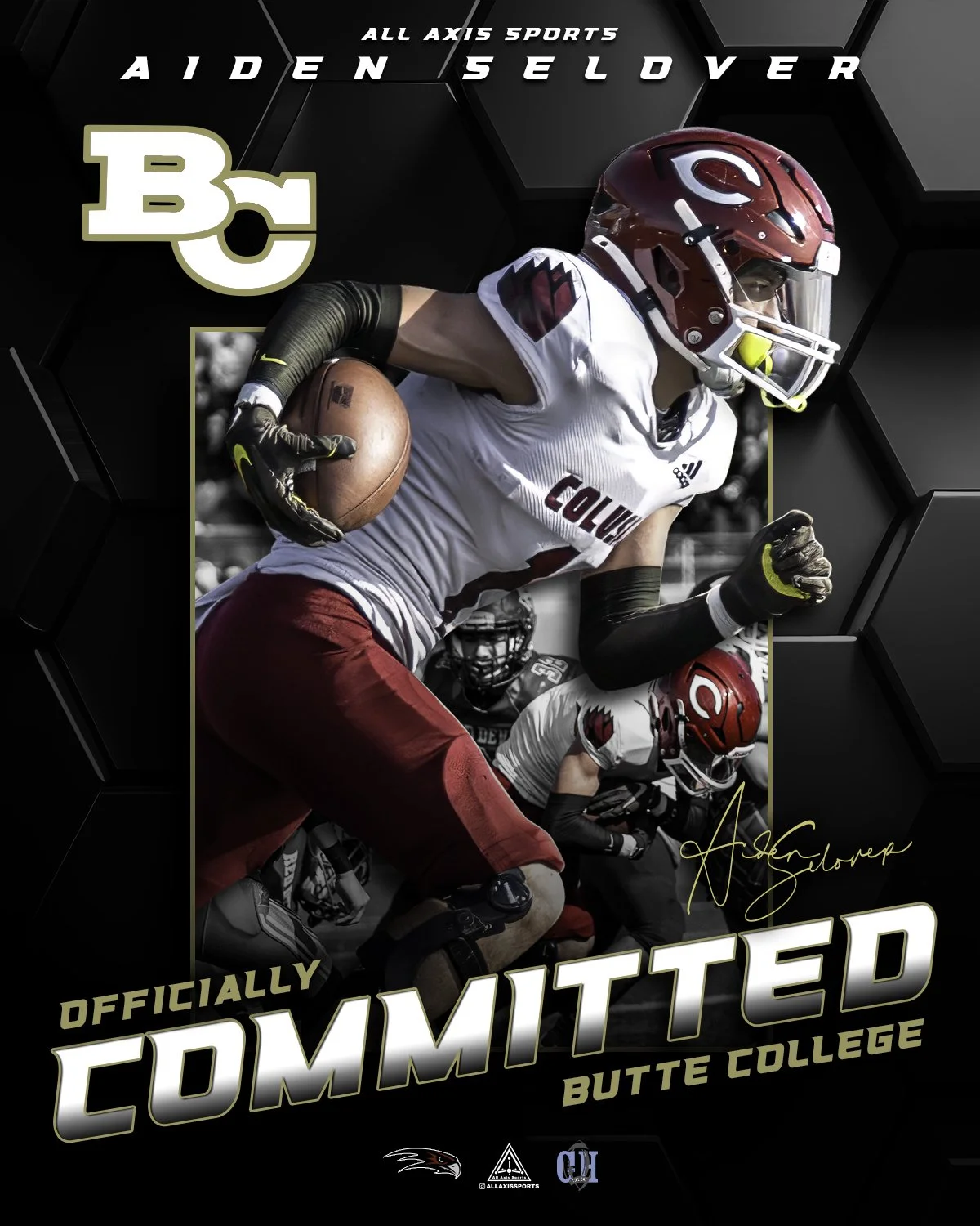 Athlete commitment graphic