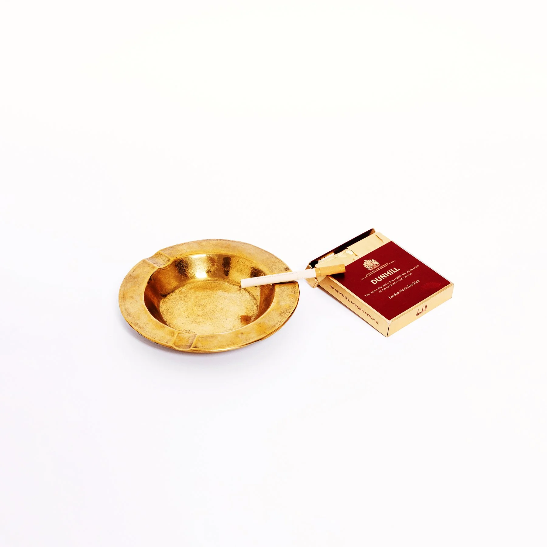 Solid Brass Ashtray by Collini, Italy (c. 1960s)