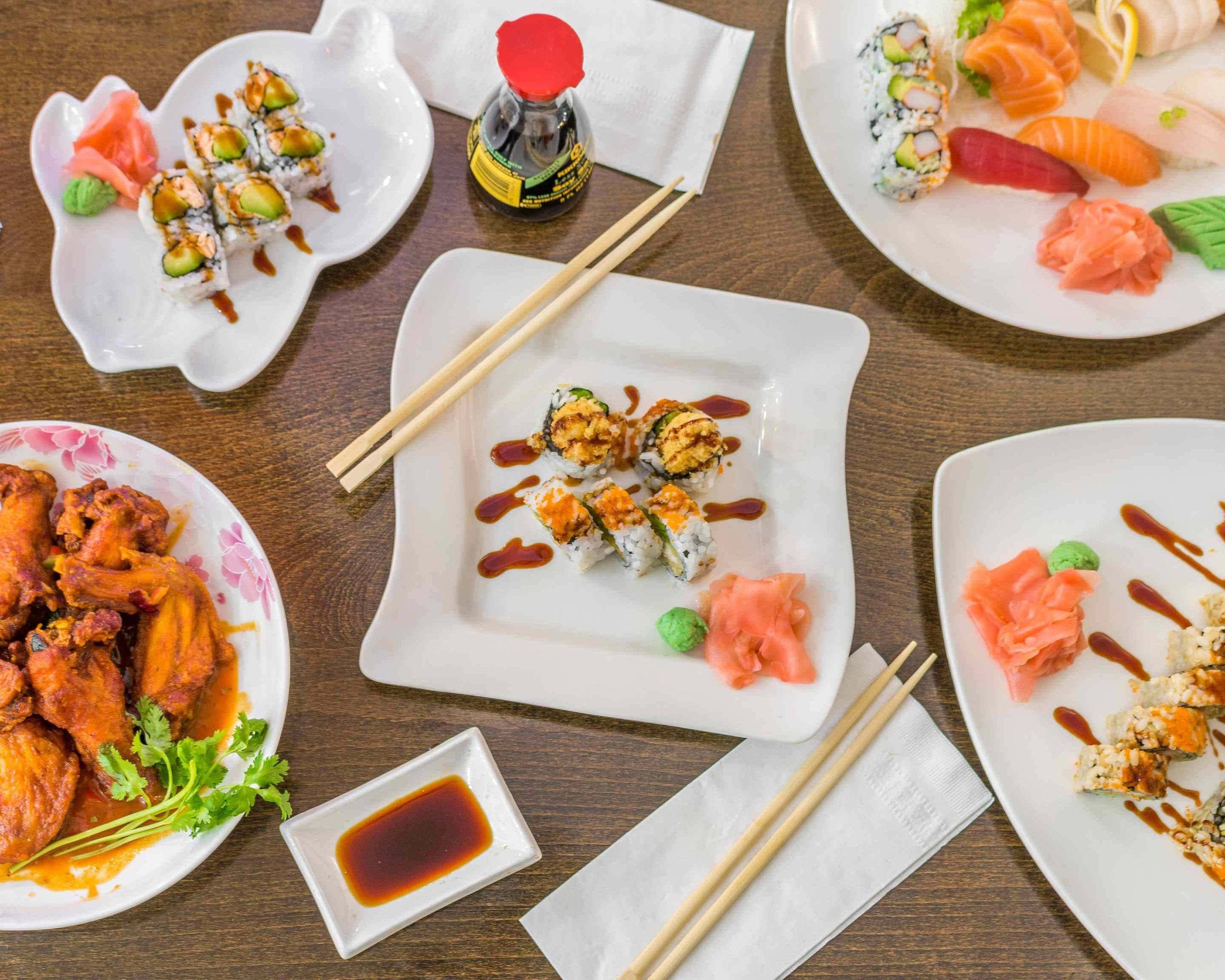 Sushi and sashimi from Min Sushi