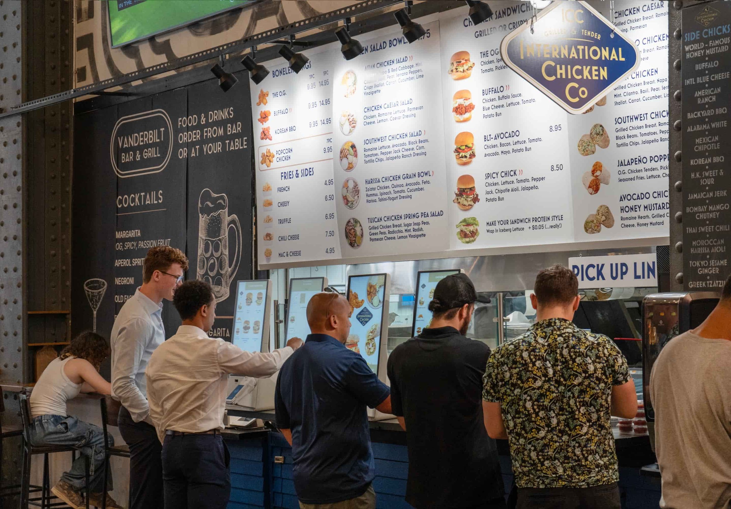 Order pickup at Vanderbilt Market
