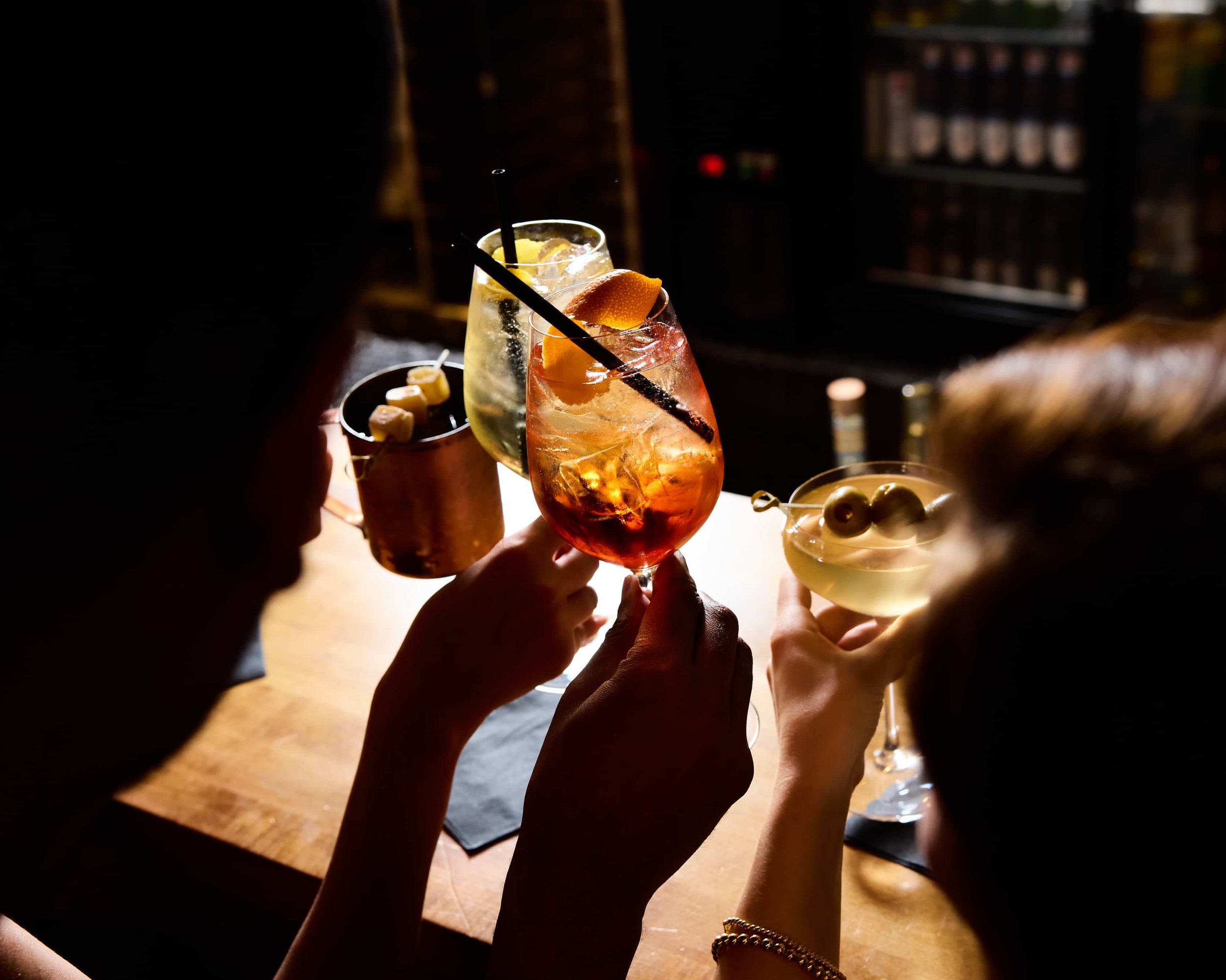 HF bar with signature cocktails and atmosphere