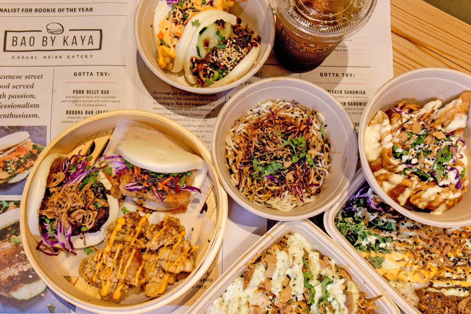 Steamed bao buns from Bao by Kaya