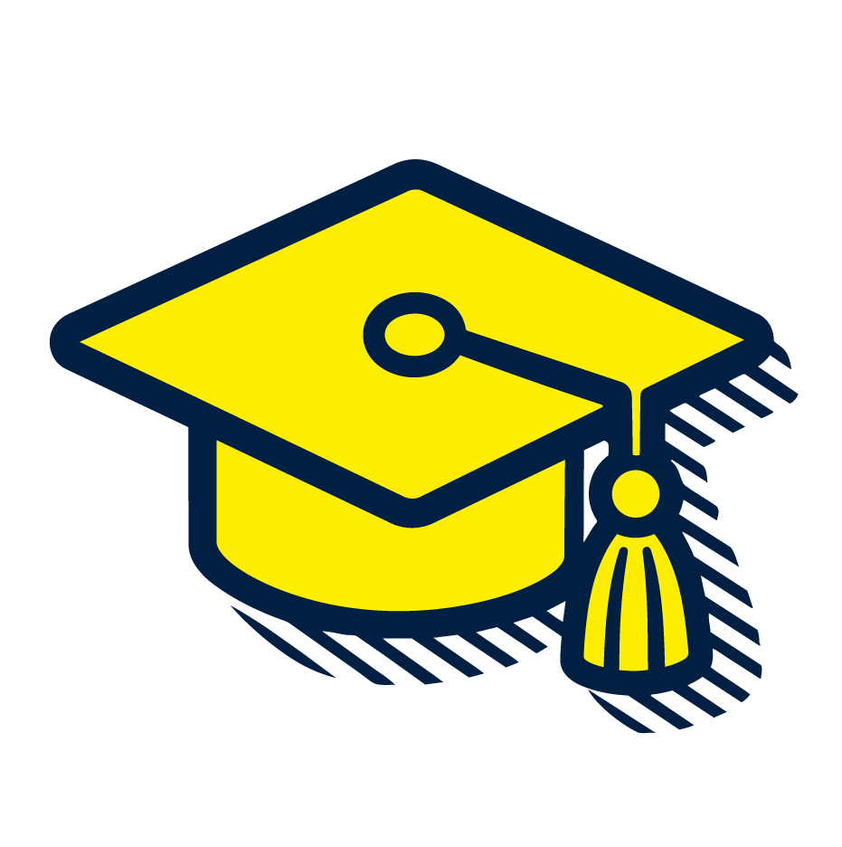 Graduation cap icon