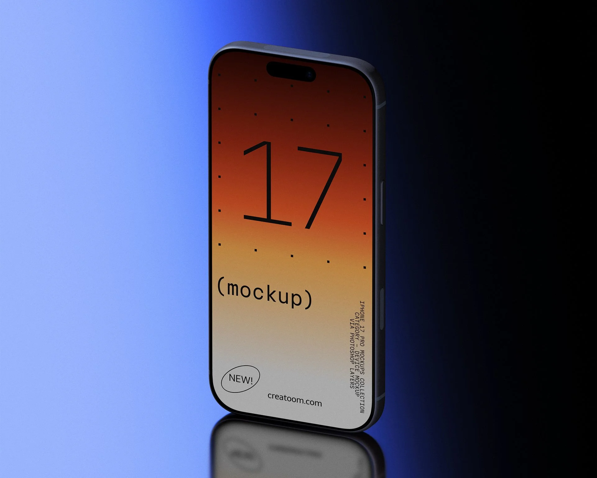 Smartphone screen displaying a social-media content mockup